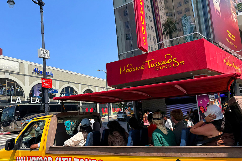 Entrance of Madame Tussauds Hollywood wax museum